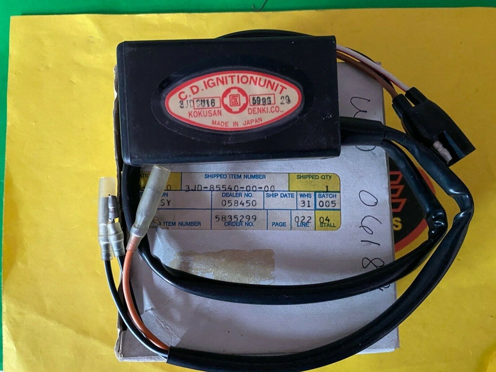 YAMAHA, 3JD-85540-00 , styz9