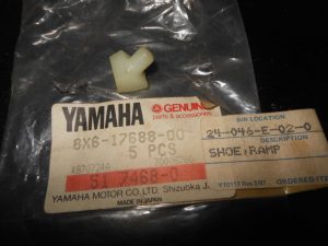 Yamaha, 8X6-17688-00-00 ,SHOE, RAMP , cl3