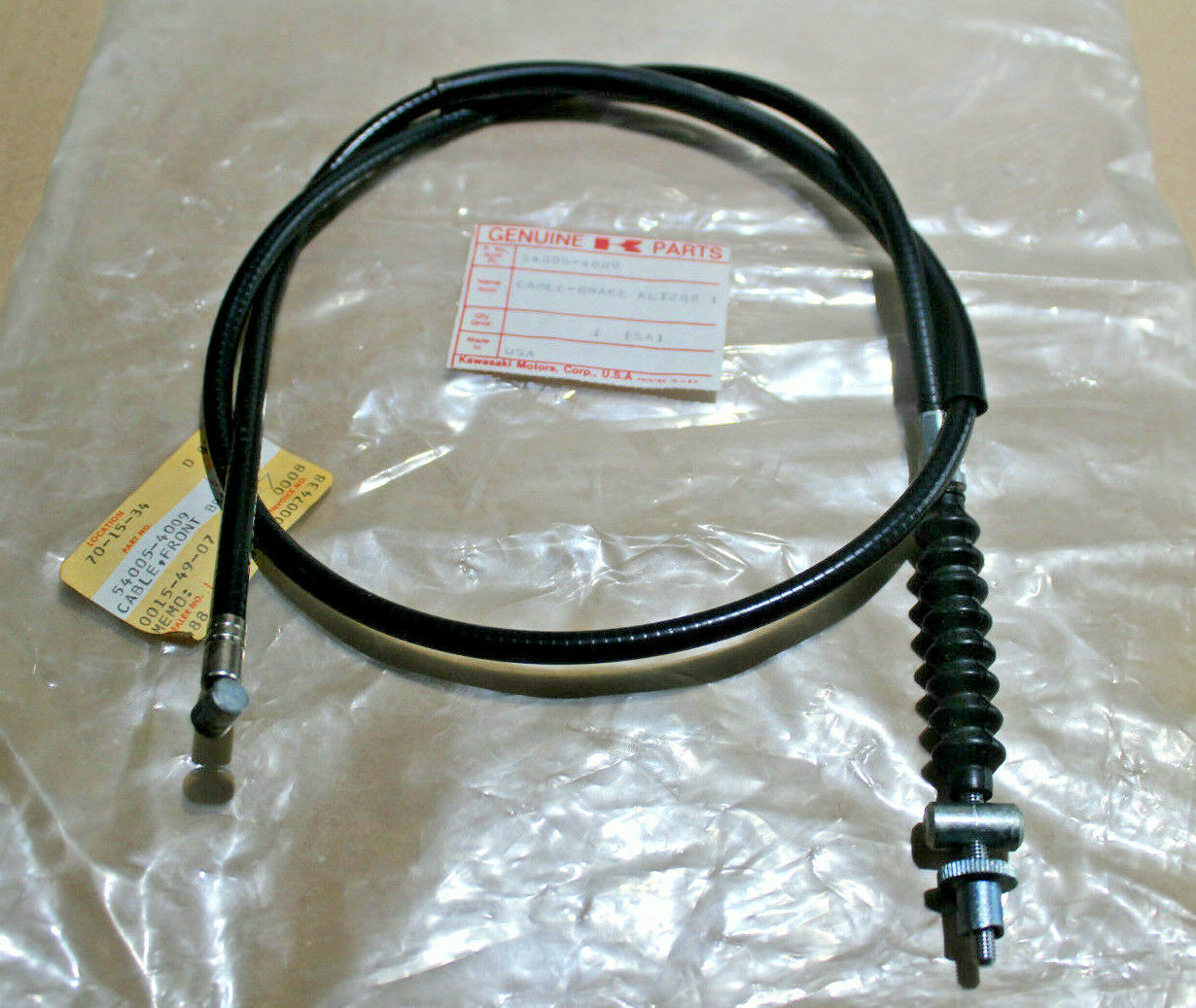 kawasaki ,CABLE,FRONT BRAKE , 54005-4009 , kca5
