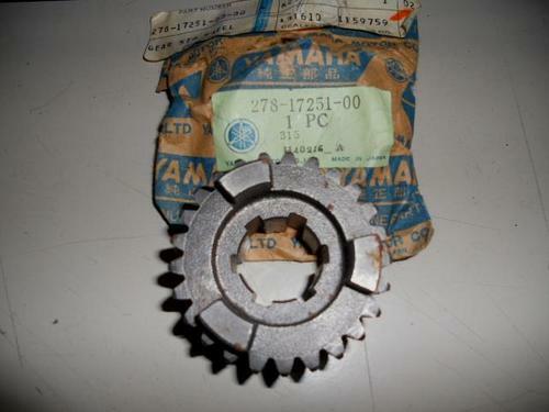 yamaha , gear , 5th wheel , 278-17251-00  ,g43