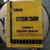 YZ125W/250W , "Owners Service Manual", Yamaha