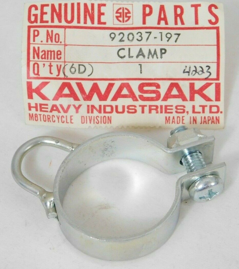Kawasaki 92037-197 CLAMP,FRONT BRK CABLE kbulk3