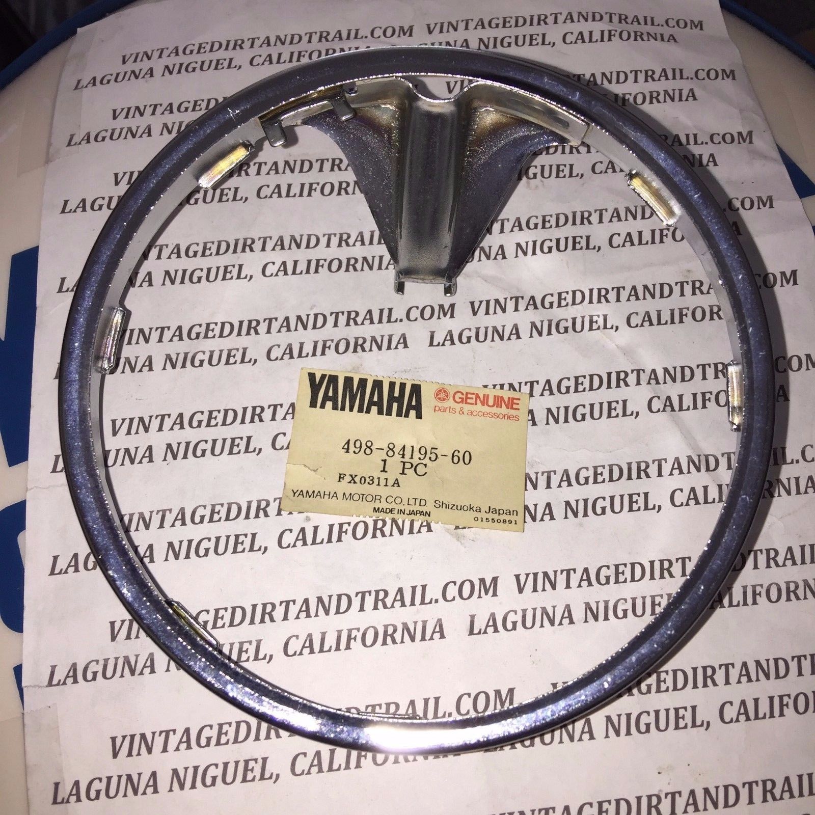 Yamaha, NOS,OEM,NEW, 498-84195-60, RING, RETAINING ,stend5