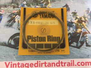 yamaha 5X5-11601-30  Piston Ring Set, 3rd O/S 0.75  ring1
