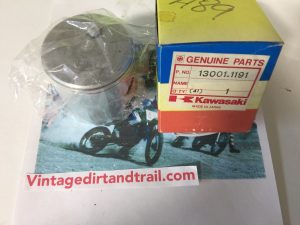 Kawasaki,NOS,OEM,NEW,13001-1191 , PISTON , tecate   ,kp1