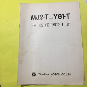 IMG_0129 Yamaha ,MJ2-T and YG1-T Exclusive Parts List , NEW