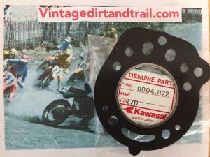Kawasaki,NOS,OEM,NEW,11004-1172, 11004-1188 ,GASKET-HEAD,T=1.0   kg1