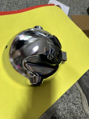Yamaha NOS,OEM,NEW,256-84330-60-93,HEADLIGHT BODY CHROME ,stst11