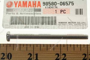 Yamaha , 98580-06575-00 , SCREW PAN HEAD , 6 x 80 mm , scrph1