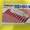 Yamaha RD60A , Owners Manual