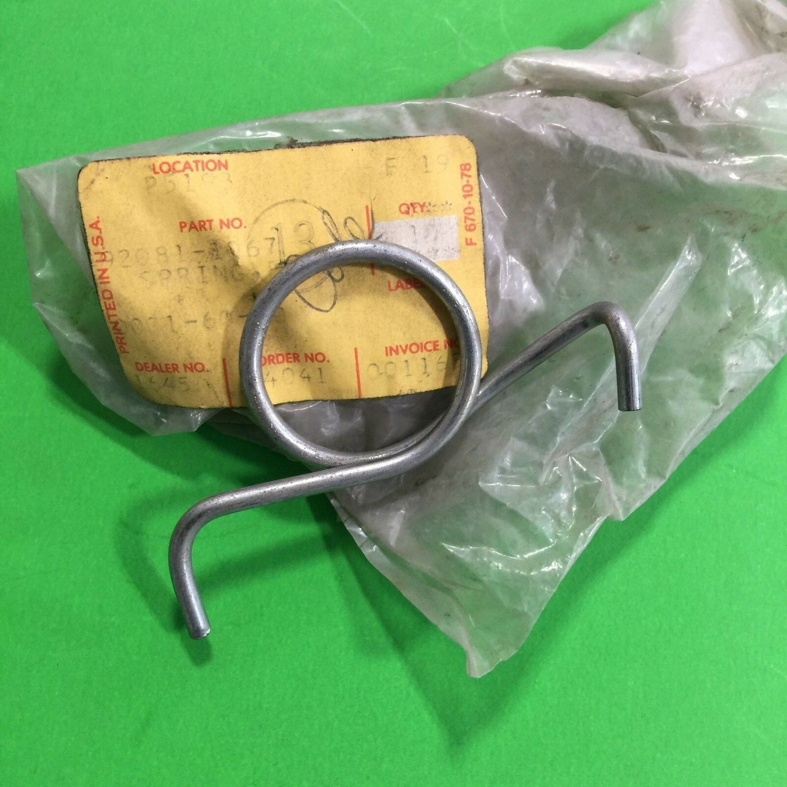 Kawasaki,92081-1067 SPRING, BRAKE PEDAL , ksp1