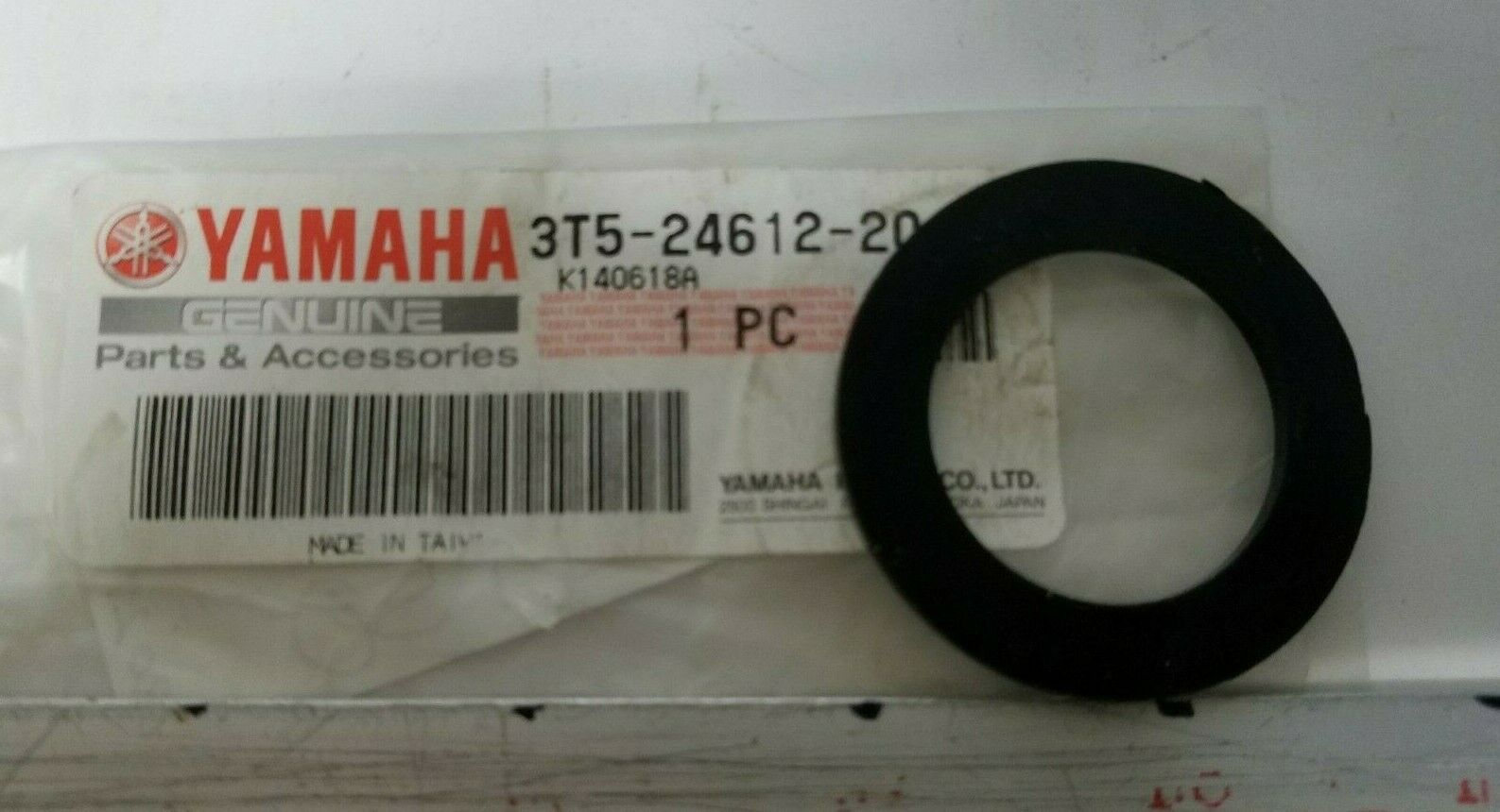 Yamaha , 3t5-24612-10 , new # , 3T5-24612-20-00 PACKING, CAP ,f2