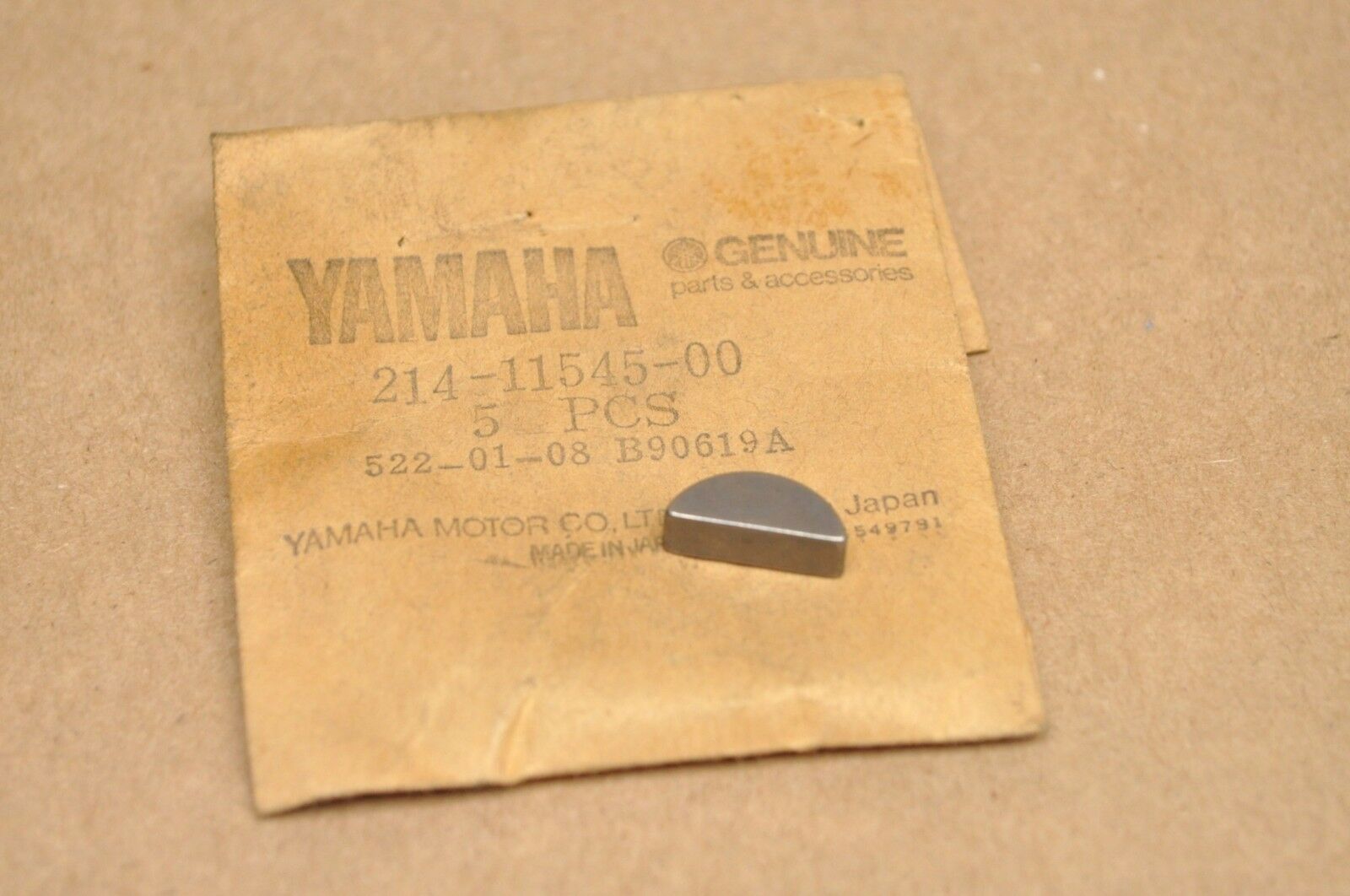 yamaha ,Key, Woodruff 214-11545-00, shim6