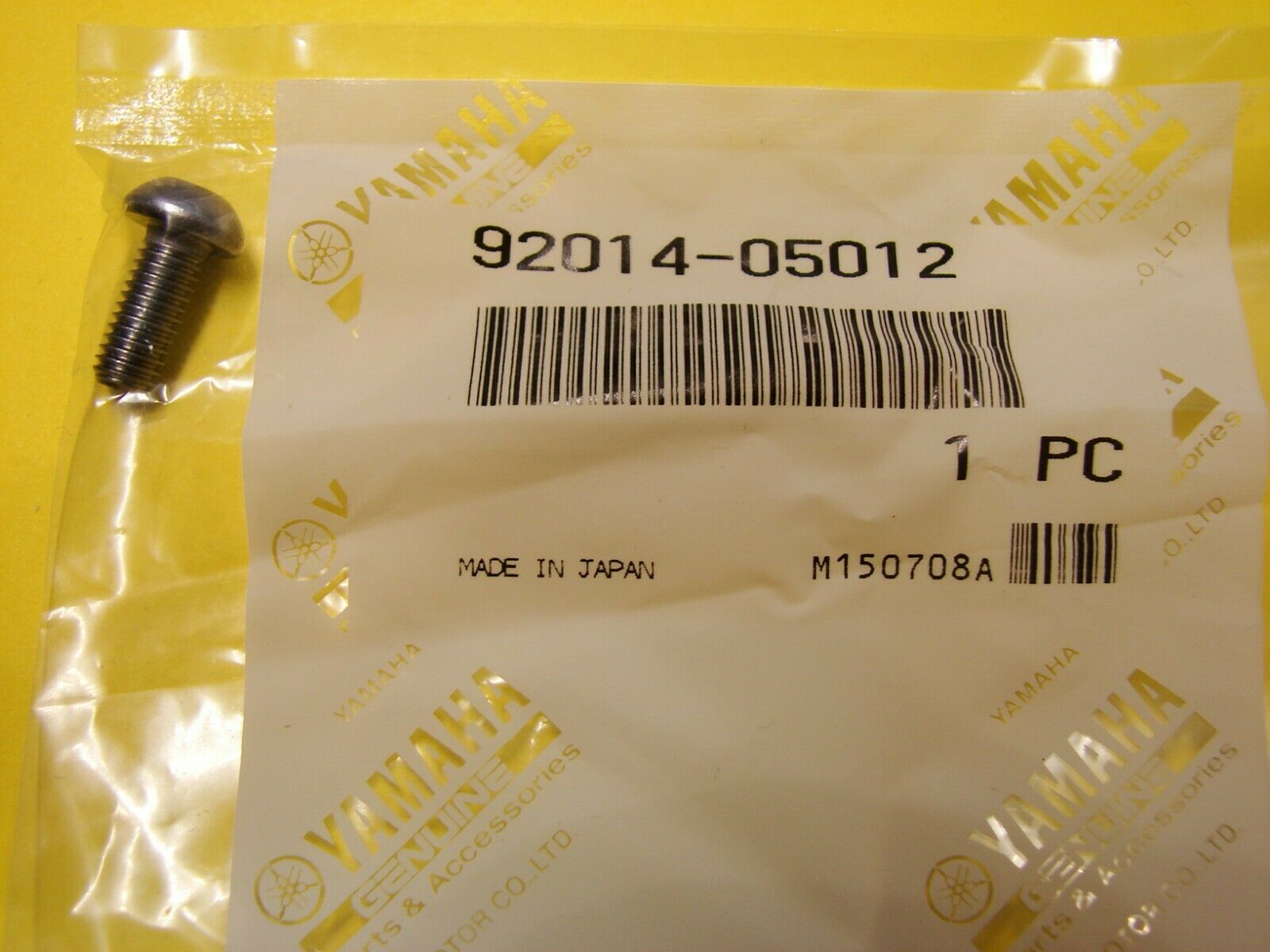 Yamaha 92014-05012-00 BOLT, BUTTON HEAD , scrwph1