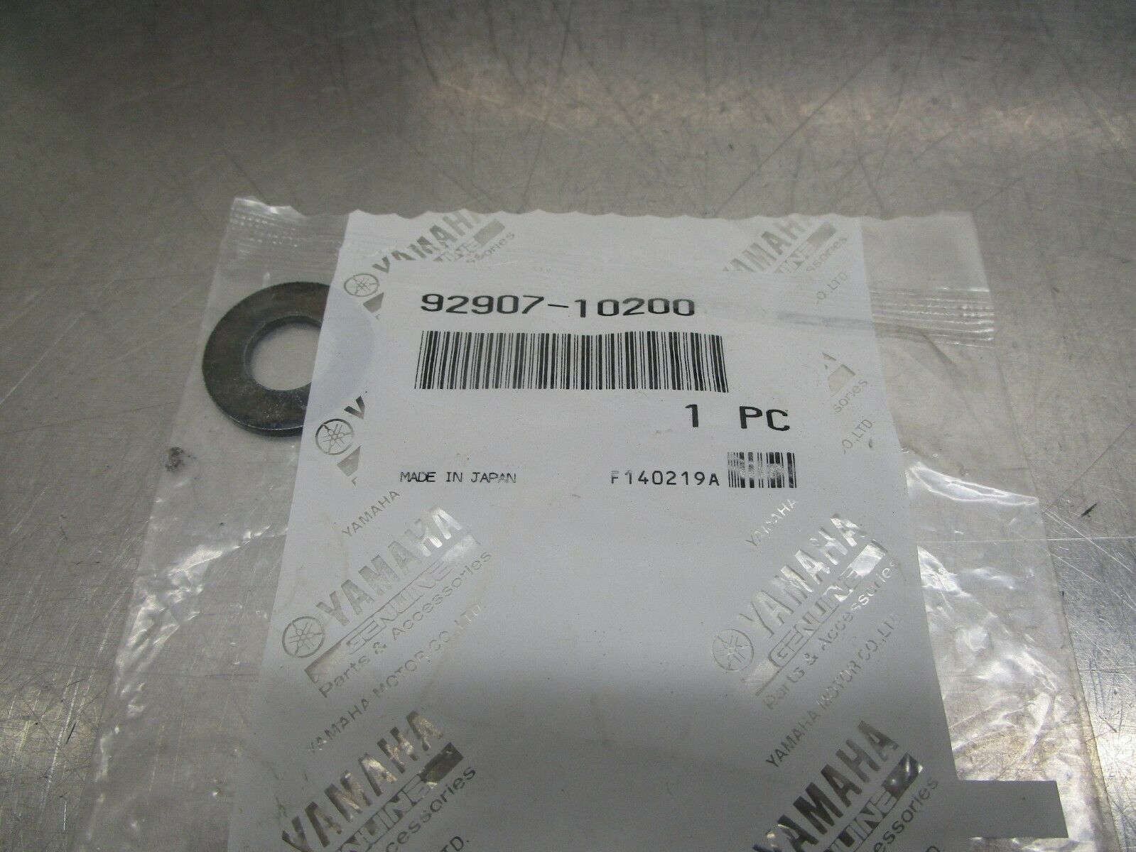 Yamaha 92907-10200-00 WASHER, PLAIN ,w1