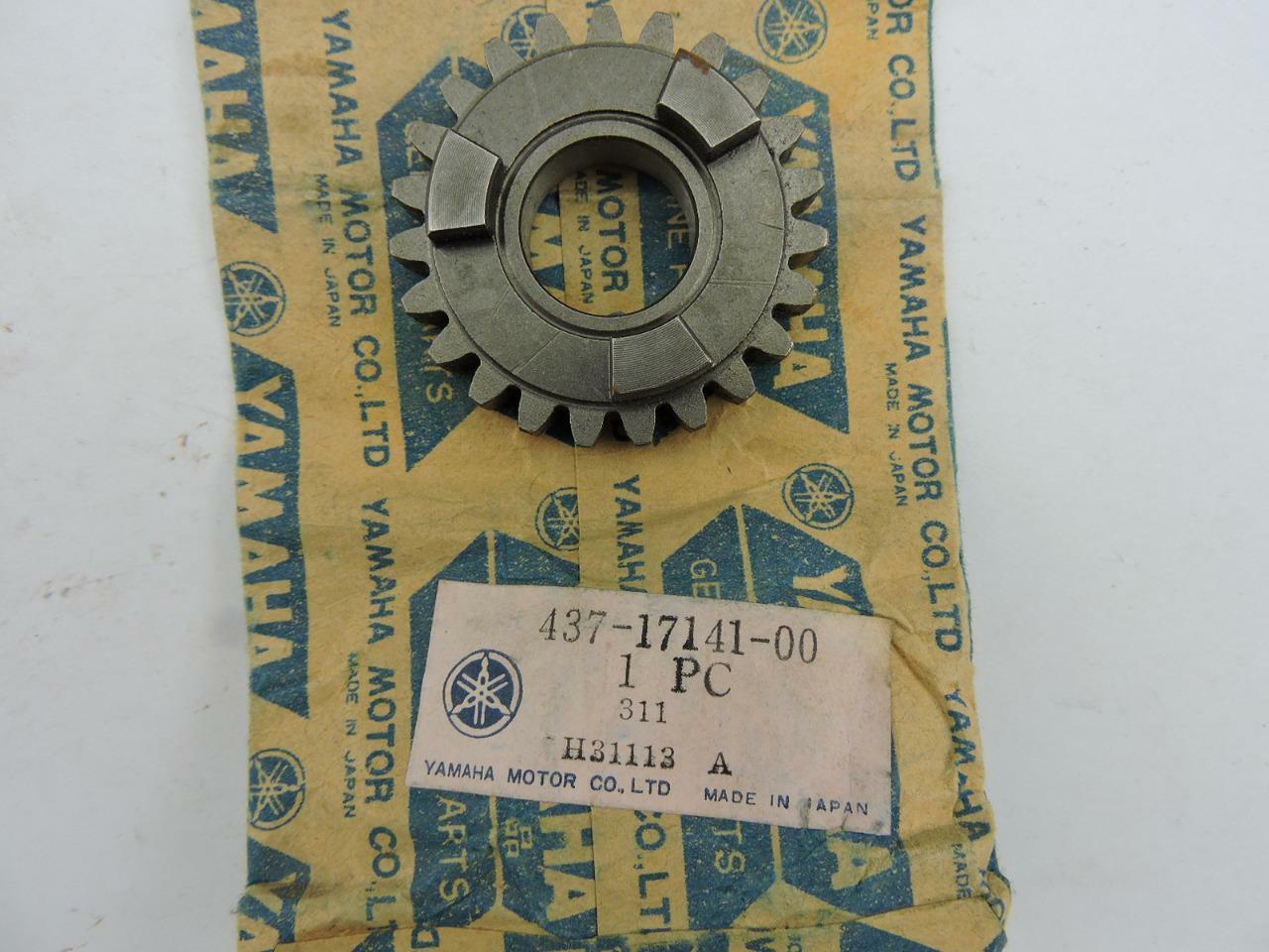 yamaha ,Gear, 4Th Pinion (23T) 437-17141-00-00 , 4EG-17141-00-00 ,g42
