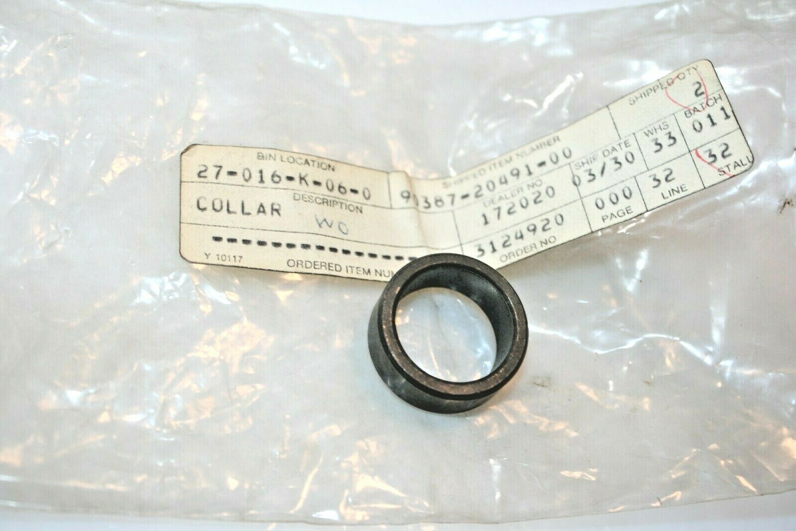Yamaha 90387-20031-00 Superseded by 90387-20491-00 - COLLAR , fr10