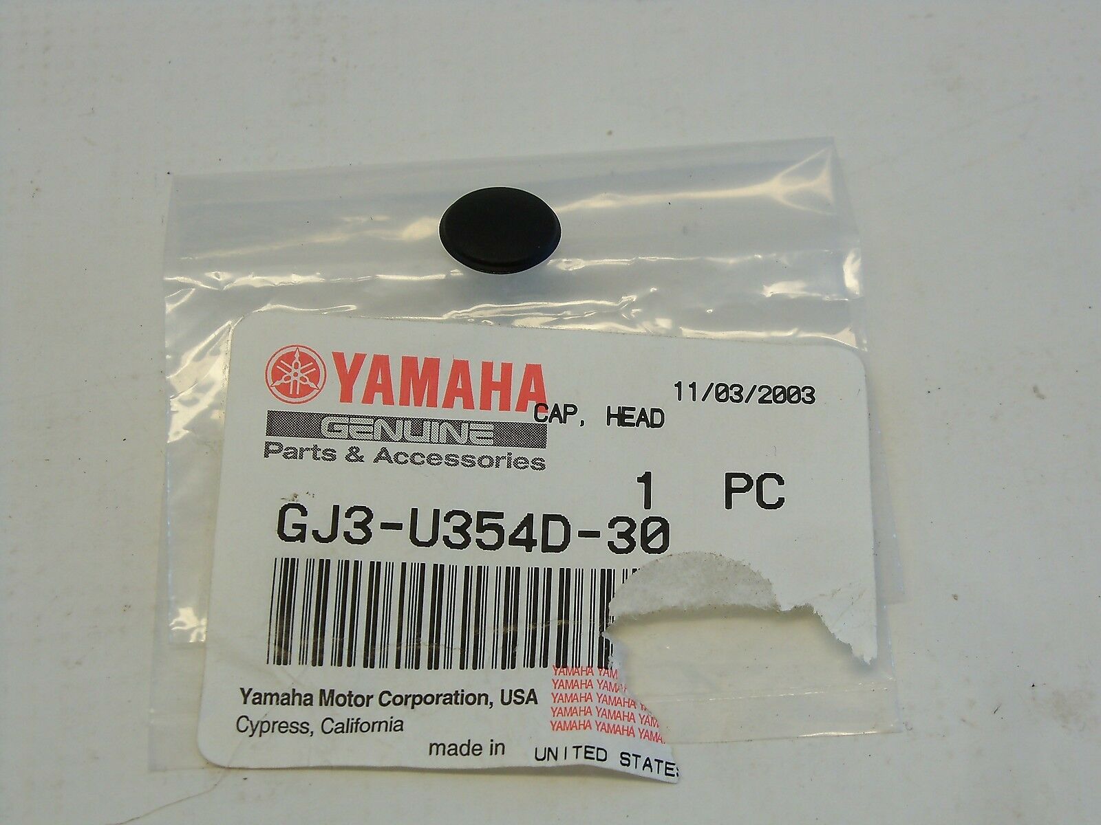 Yamaha GJ3-U354D-30-00 CAP, HEAD , cosm3