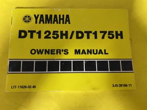 Yamaha DT125H /DT175H , Owners Manual , Used
