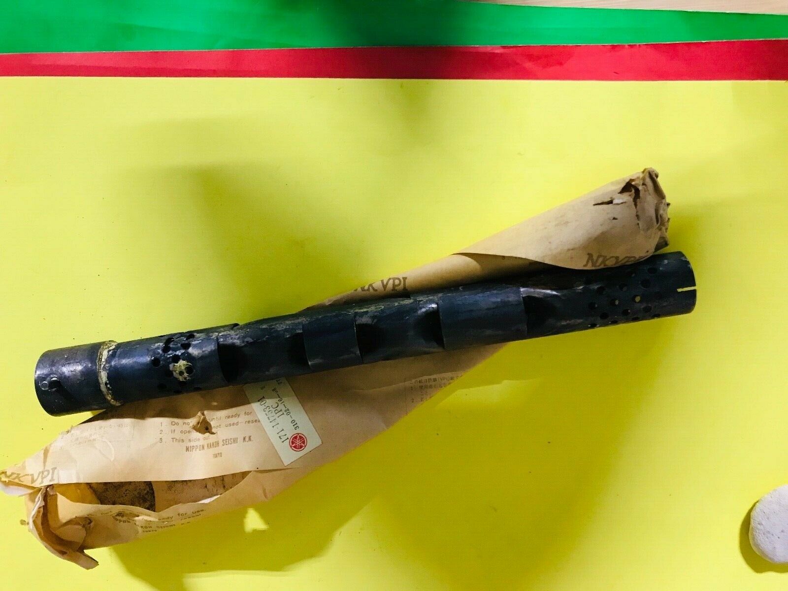 Yamaha OEM,Silencer, Exhaust ,171-14753-01-00 , YDS5E , DS6B , DS6C , bul