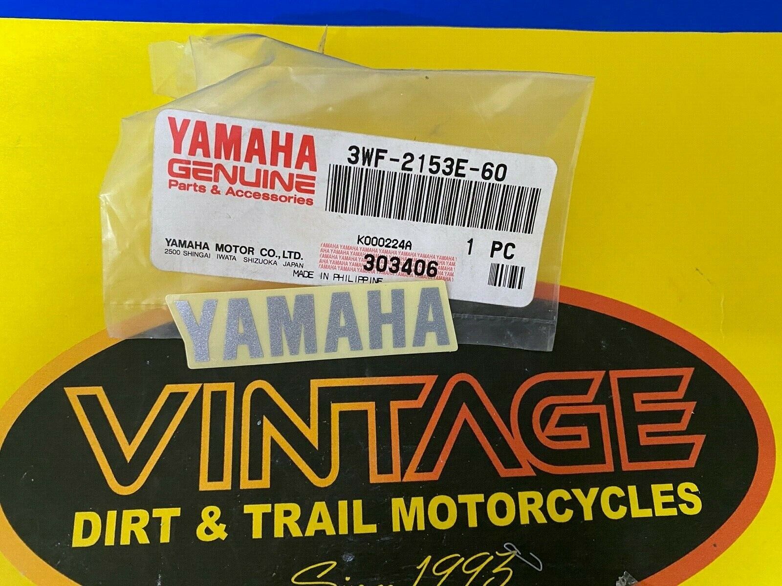 Yamaha 3WF-2153E-60-00 EMBLEM, YAMAHA , cosm3