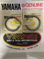 Yamaha ,OEM,NOS,Piston Ringset Std 2A2-11610-00, pair , XS400 , stp10