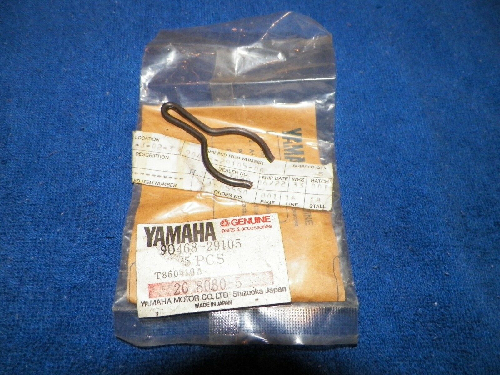 Yamaha 90468-29105-00 CLIP , clp8