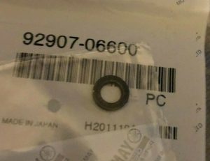 Yamaha 92907-06600-00 WASHER, PLATE ,w2