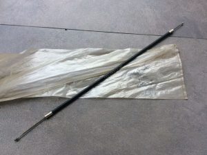 YAMAHA YL2 YL2C YL2M LOWER THROTTLE CABLE NOS 164-26312-00 , ca16