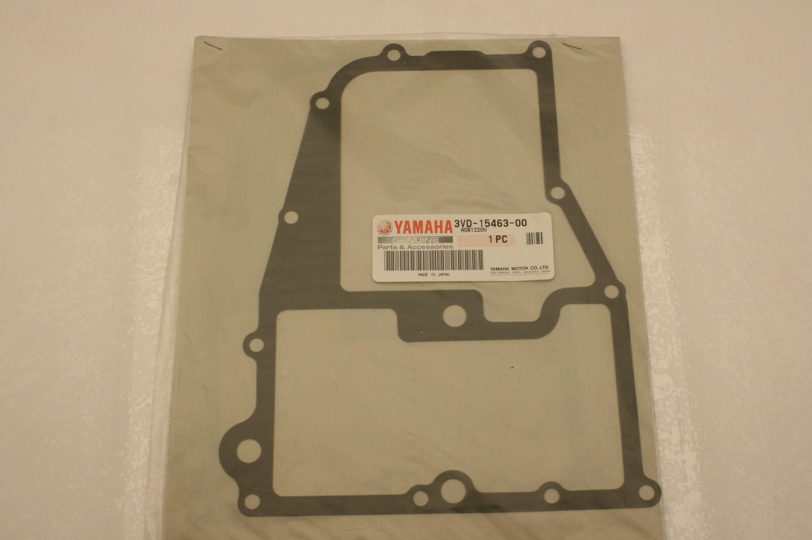 Yamaha 3VD-15463-00-00 CRANKCASE COVER GASKET ,g12