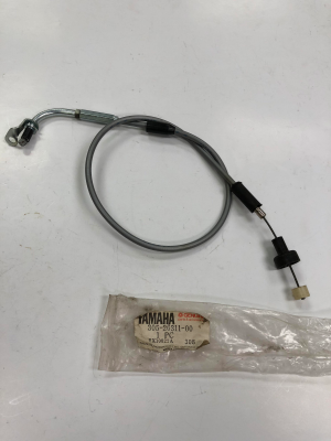 Yamaha , 305-26311-00 , new # , 497-26311-00-00 CABLE, THROTTLE  1 , CA18