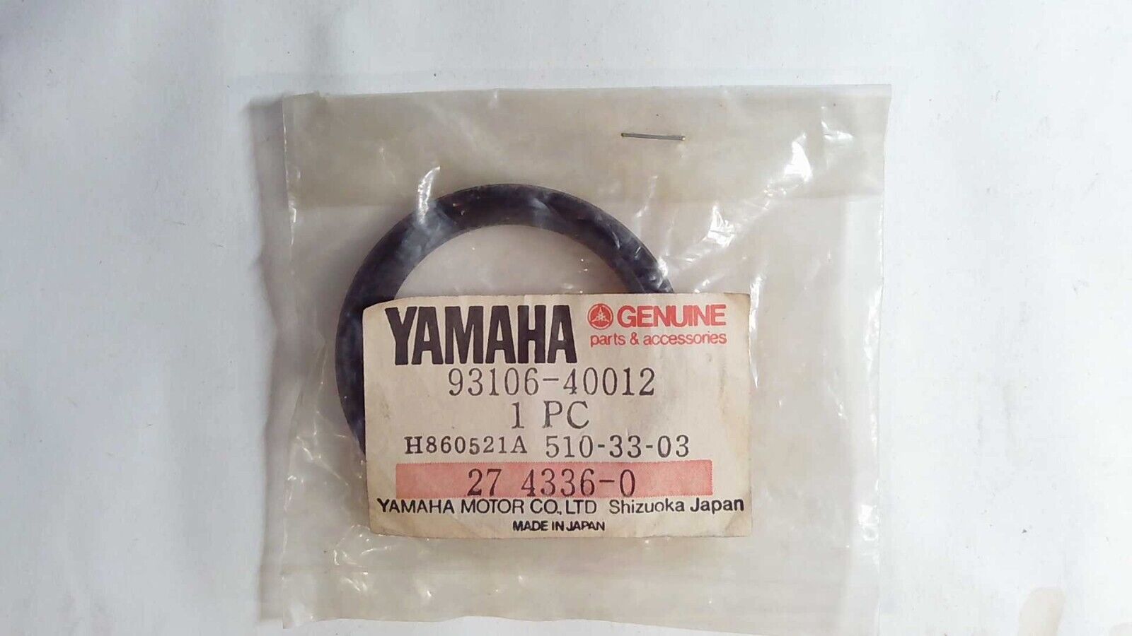 Yamaha 93106-40012-00 Superseded by 93106-40001-00 - OIL SEAL , se21