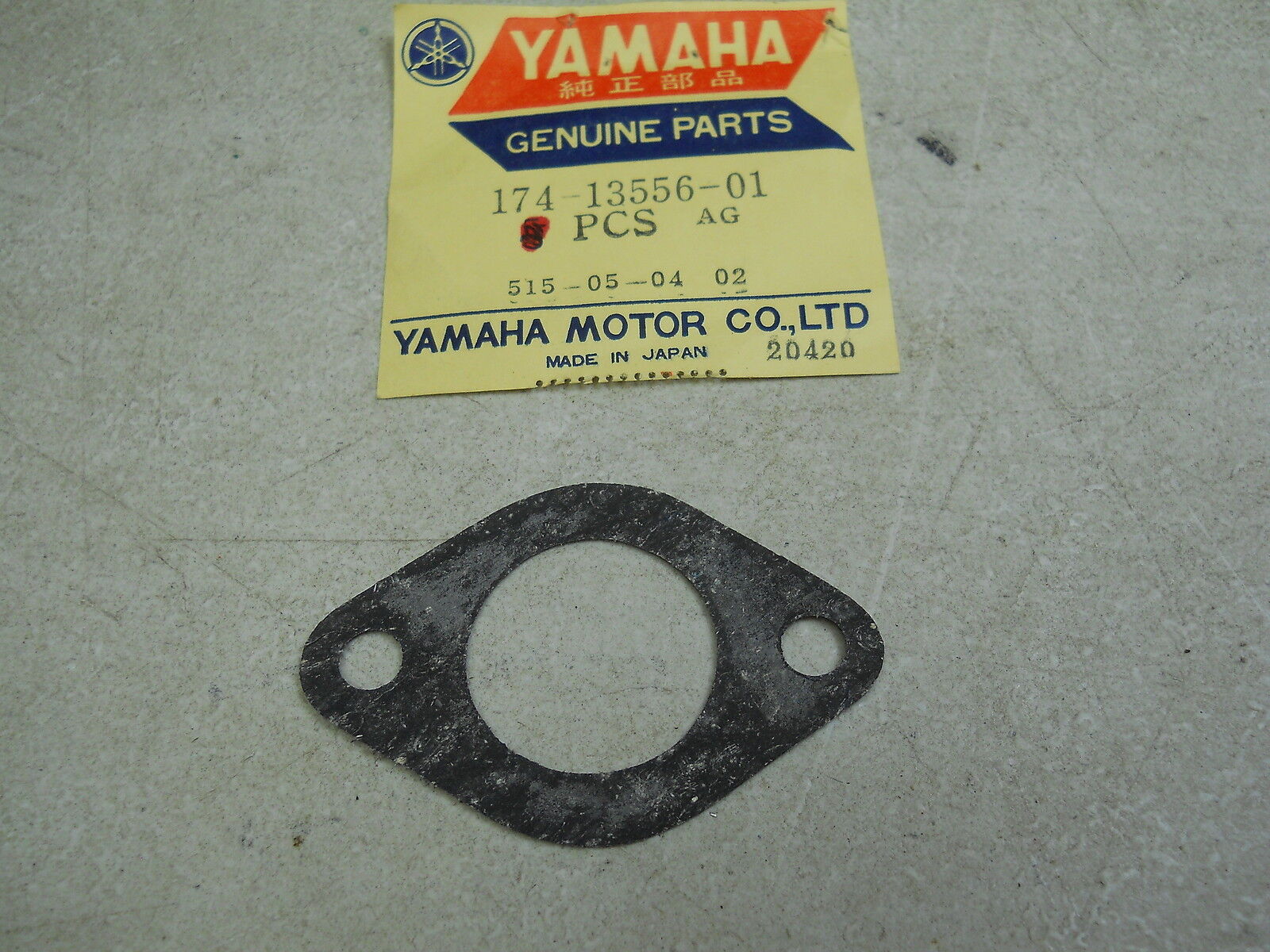 Yamaha 174-13556-01-00 GASKET, MANIFOLD , g7