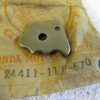 HONDA , SHIFT DRUM STOPPER PLATE,  24411-118-670 , htr1