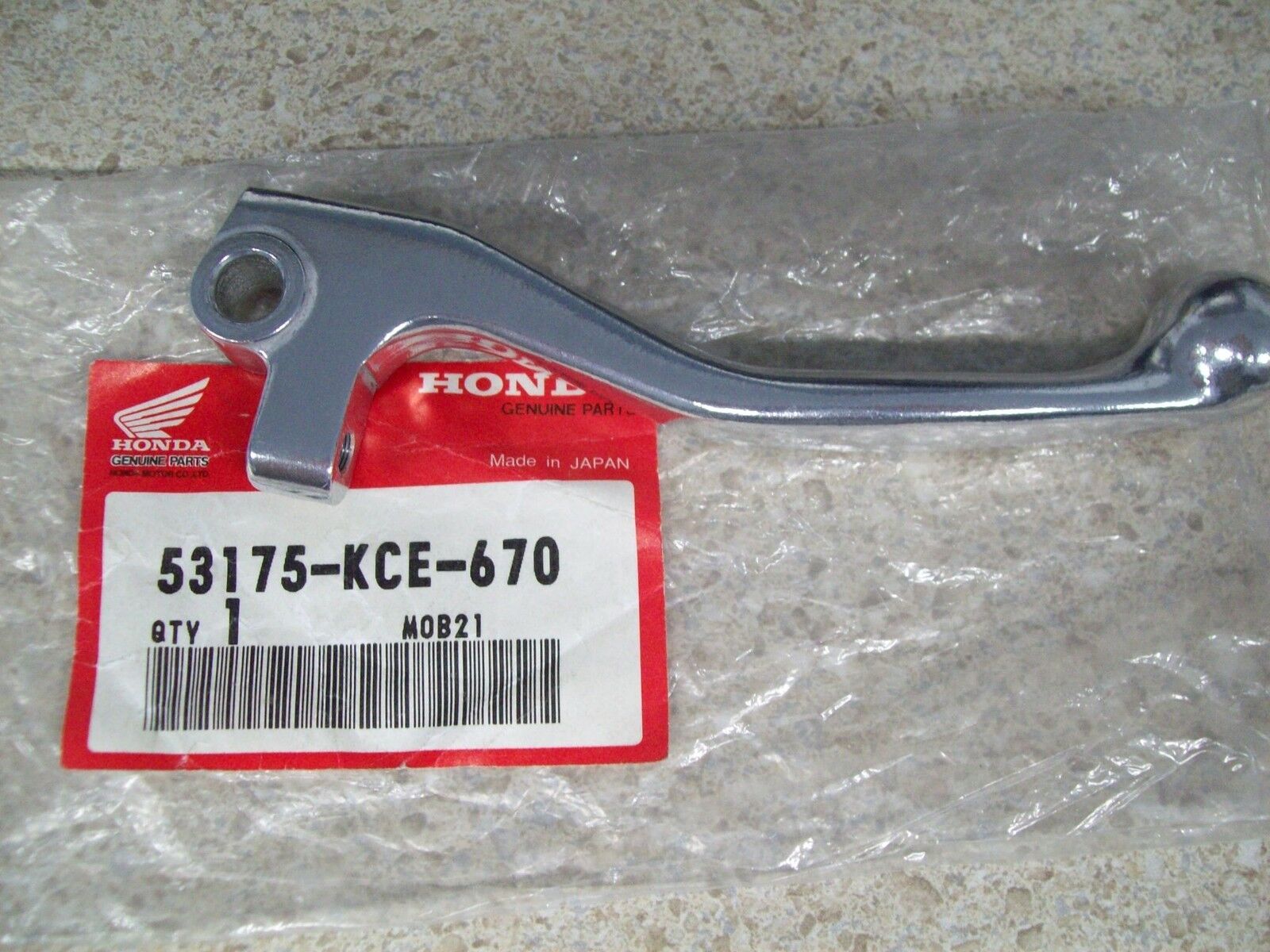 Honda 53175-KCE-670 LEVER, R. HANDLEBAR , hlev1