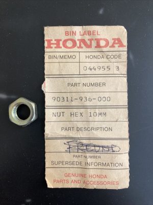 s-l1600 Honda 90311-936-000 HEX NUT , hnu1