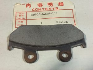 s-l1600 Honda 45105-MM5-007 PAD, FR. (NISSIN) , hbr1