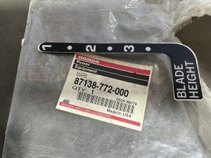 Honda 87138-772-000 MARK, cosm1