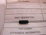 Honda 94305-30102 SPRING PIN, hspr1