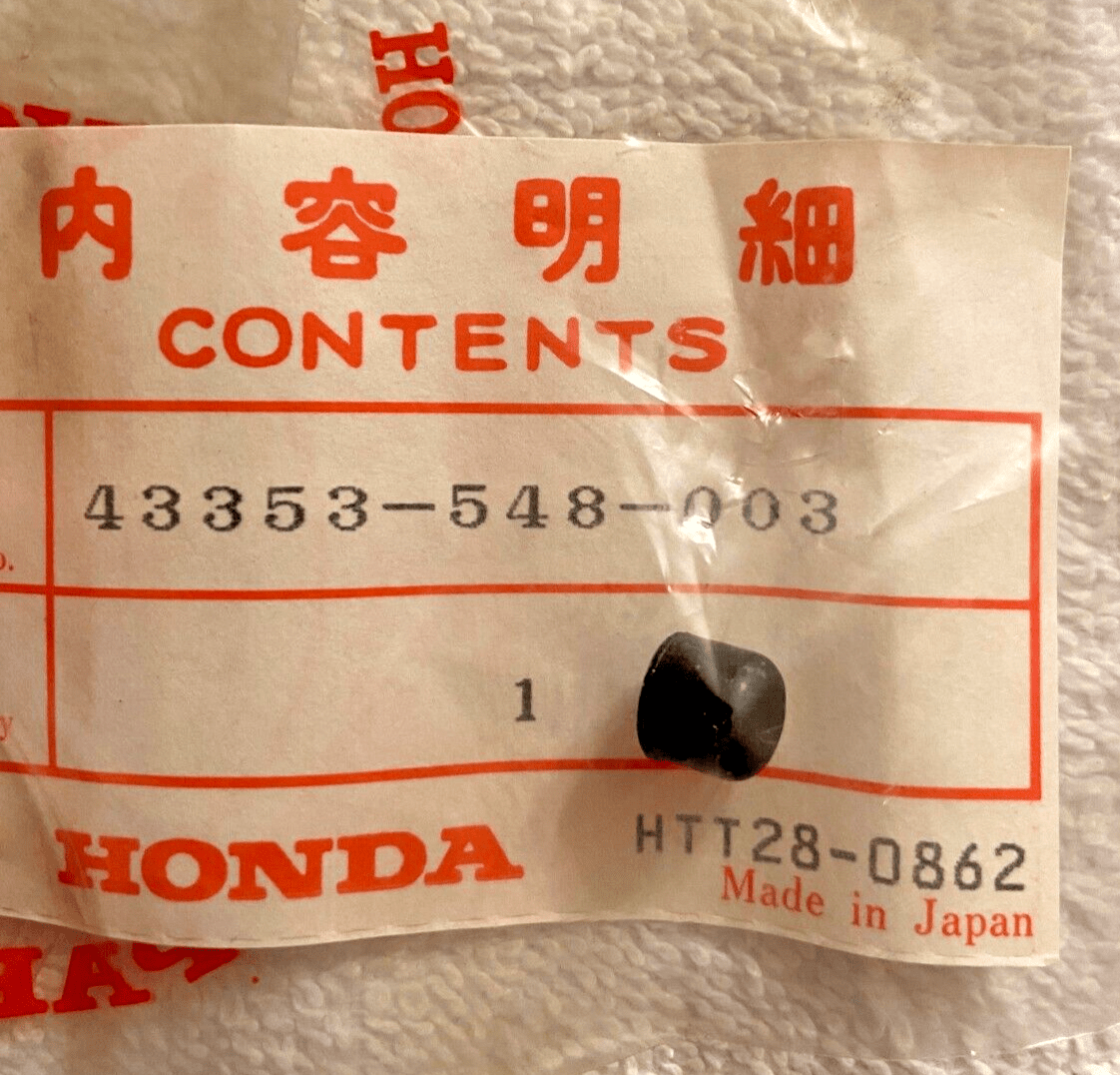 Honda 43353-548-003 BLEEDER CAP SCREW , hru2