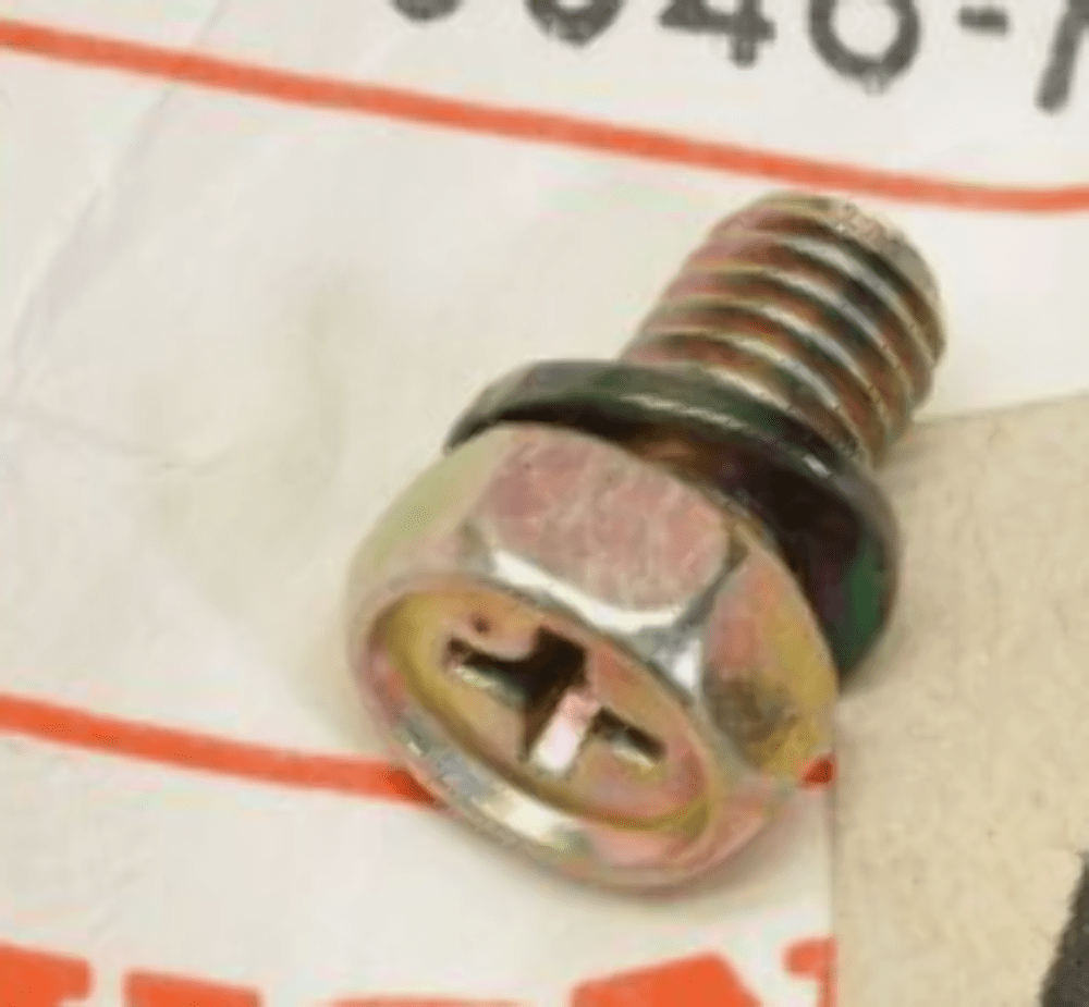 Honda 90046-MB0-003 BOLT-WASHER (5X8) , hb3