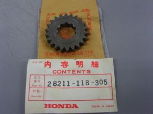 s-l500-1 Honda 28211-118-305 PINION, KICK STARTER (22T) , hgr2