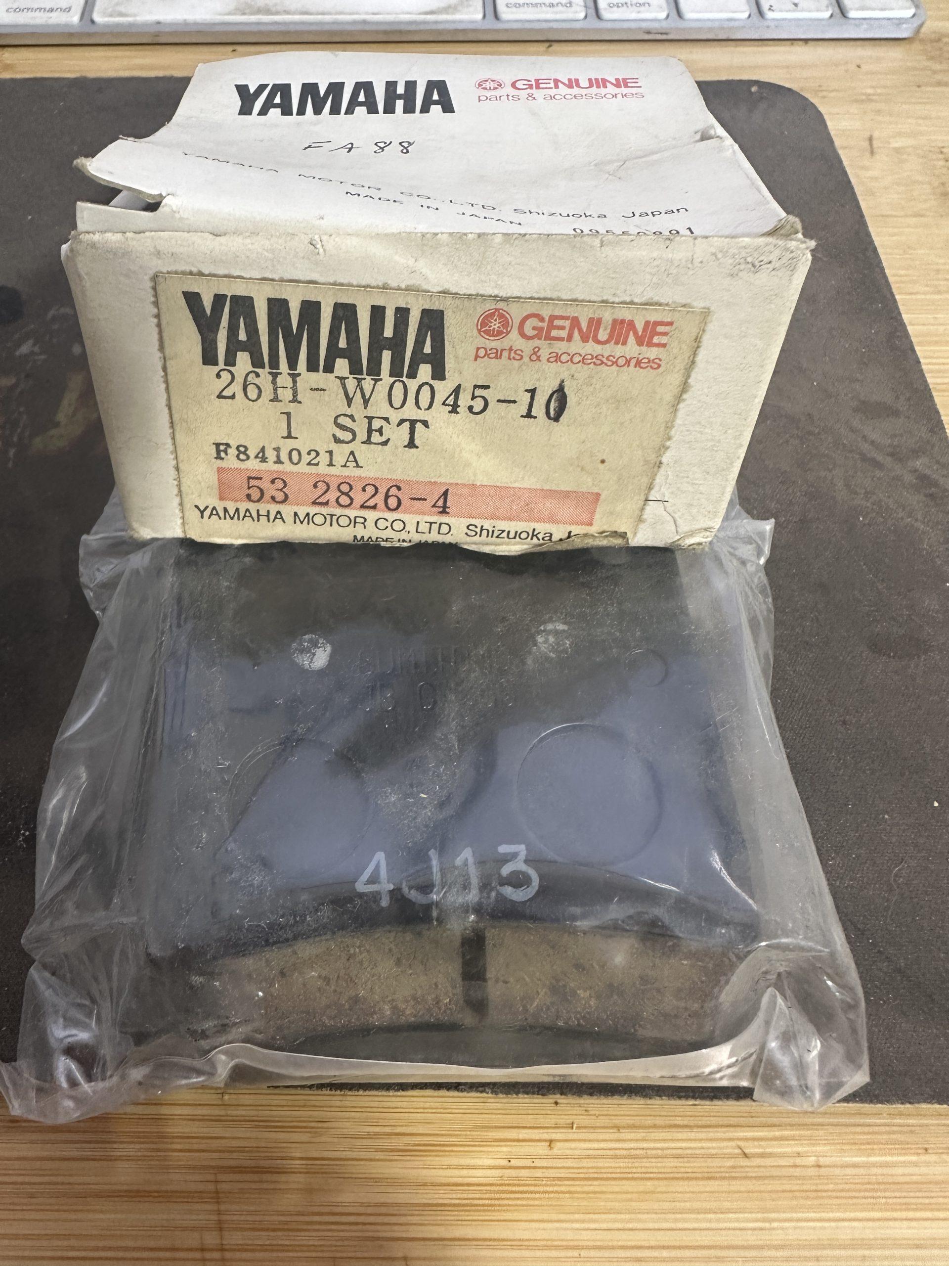 YAMAHA OEM SUPERSEDED BY 1FKW0046-01-00 - BRAKE PAD KIT 2 | 26H-W0045-10-00 , br4