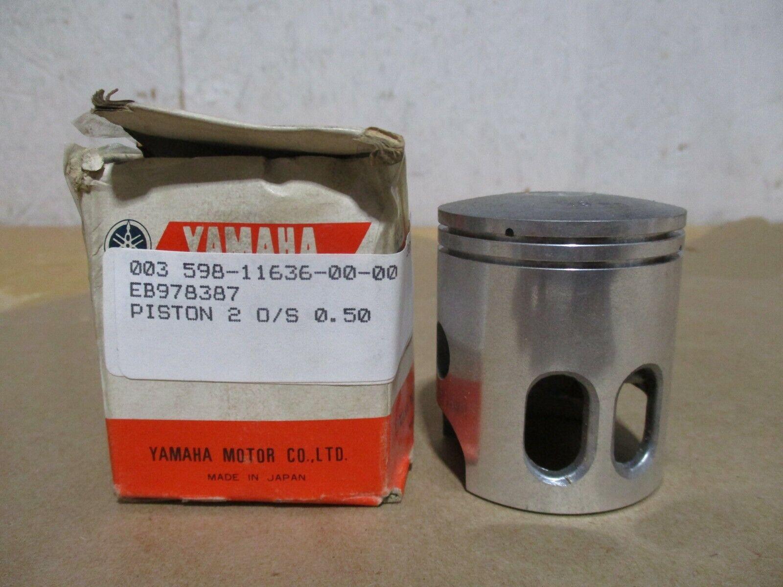 yamaha ,PISTON 2nd O/S 0.50 , 598-11635-00 , p19