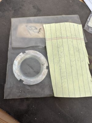 yamaha , nut fitting 2 ,j60-23454-00 , n3