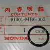 HONDA OEM O RING | 91301-MB6-003 , hor2