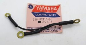yamaha , 256-82116-00 , Negative Battery Lead Wire for TX650 XS1 XS1B XS2 1970-1973 , el5