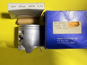 Honda , Rocky 0.75mm 3rd O/S Piston Kit Fits: Honda 1985 CR80 05-6839 , wis1