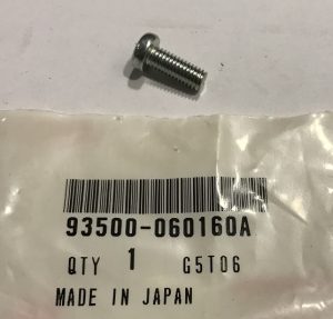 Honda 93500-06016-0A Screw, Pan (6X16) , hscrph1