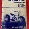 Honda , ATC185, ATC185S, ATC200 , Shop Manual , pre-owned , hman